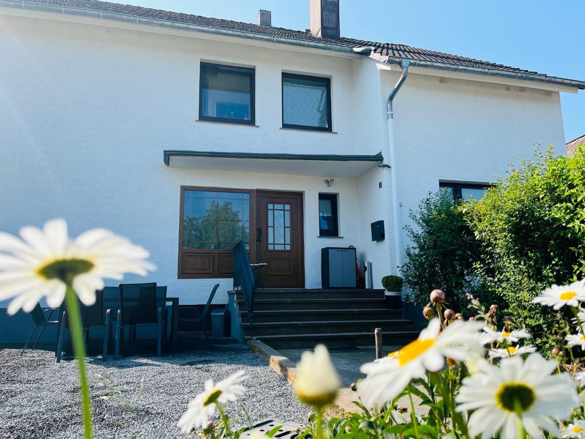 Ferienwohnung Am Weserbergland Sandsteinweg Arholzen Exterior foto